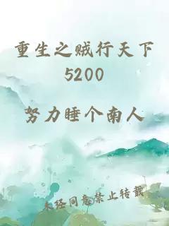 重生之贼行天下5200