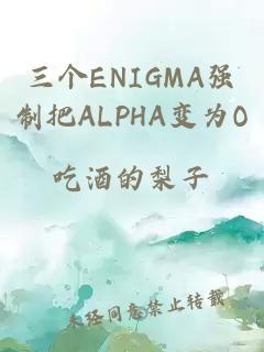 三个ENIGMA强制把ALPHA变为O