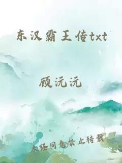 东汉霸王传txt