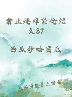 翁止熄痒禁伦短文87