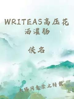 WRITEAS高压花洒灌肠