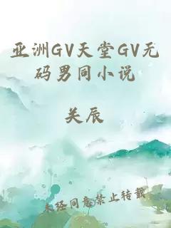 亚洲GV天堂GV无码男同小说