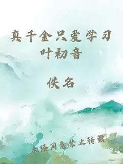 真千金只爱学习叶初音